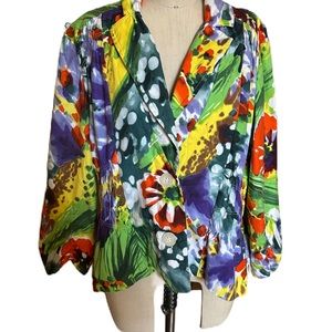 Erin London colorful blazer. Size large